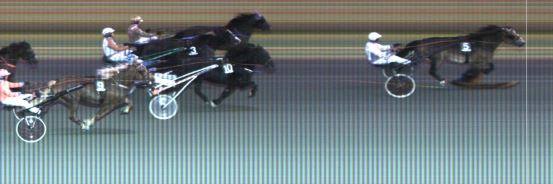 Målfoto for løp 6 på bane KL den 19.08.2021