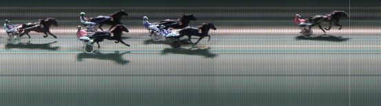 Målfoto for løp 3 på bane KL den 14.10.2021