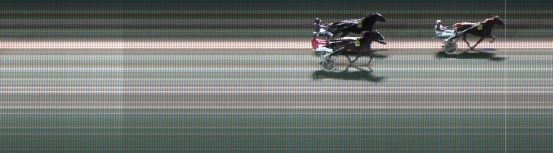 Målfoto for løp 1 på bane KL den 21.10.2021