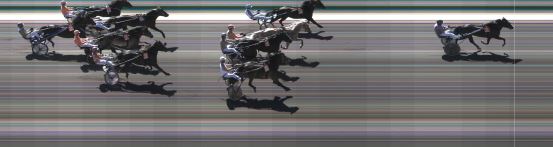 Målfoto for løp 3 på bane KL den 16.04.2022