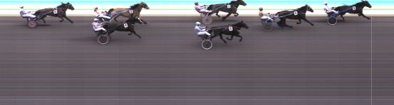 Målfoto for løp 5 på bane KL den 09.06.2022