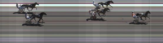 Målfoto for løp 2 på bane KL den 18.06.2022