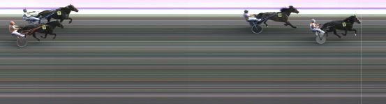 Målfoto for løp 1 på bane KL den 14.07.2022