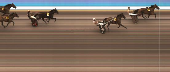 Målfoto for løp 1 på bane KL den 18.08.2022