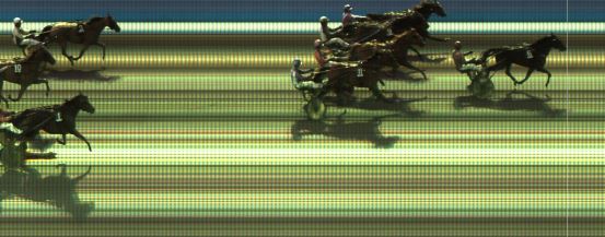 Målfoto for løp 6 på bane KL den 18.08.2022