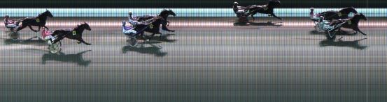 Målfoto for løp 1 på bane KL den 11.12.2022