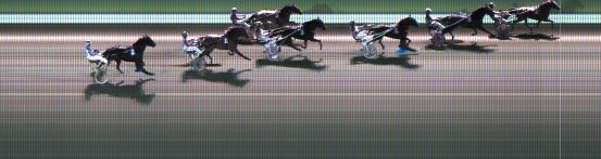 Målfoto for løp 2 på bane KL den 02.03.2023