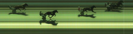 Målfoto for løp 1 på bane KL den 19.03.2023