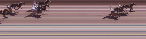 Målfoto for løp 10 på bane KL den 08.04.2023