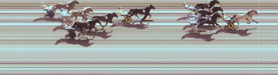 Målfoto for løp 8 på bane KL den 08.04.2023