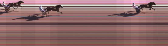 Målfoto for løp 1 på bane KL den 20.04.2023