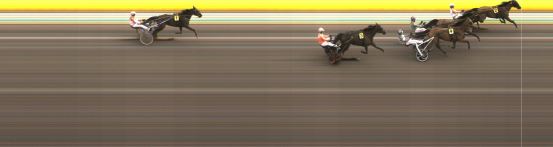 Målfoto for løp 1 på bane KL den 03.08.2023