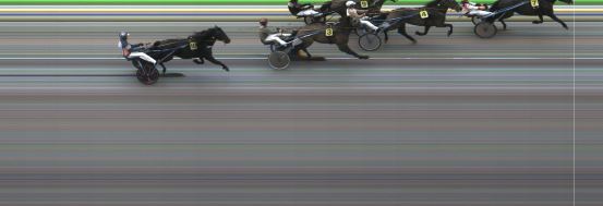 Målfoto for løp 1 på bane KL den 14.08.2023