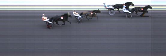 Målfoto for løp 3 på bane KL den 07.09.2023