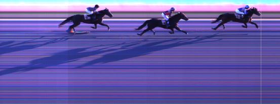 Målfoto for løp 2 på bane KL den 17.09.2023