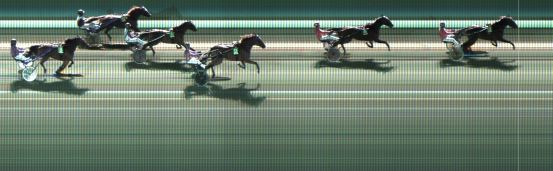 Målfoto for løp 4 på bane KL den 08.10.2023