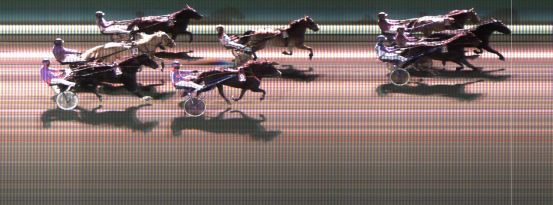 Målfoto for løp 8 på bane KL den 08.10.2023