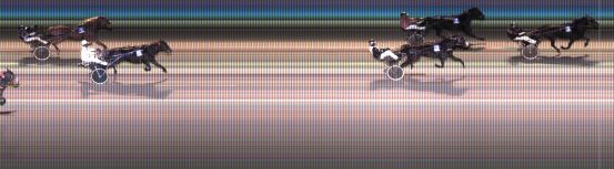 Målfoto for løp 2 på bane KL den 22.10.2023