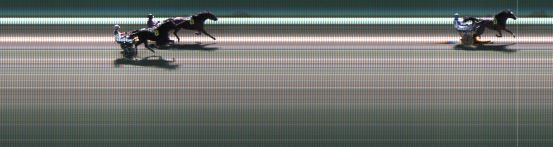 Målfoto for løp 1 på bane KL den 16.11.2023