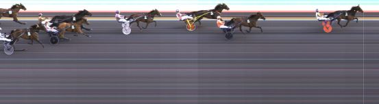 Målfoto for løp 6 på bane KL den 11.04.2024