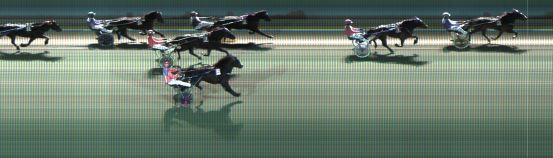 Målfoto for løp 8 på bane KL den 11.04.2024