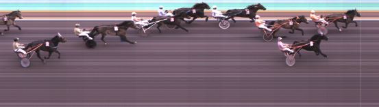 Målfoto for løp 8 på bane KL den 24.04.2024