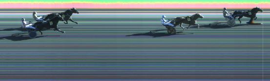 Målfoto for løp 1 på bane KL den 05.06.2024