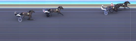 Målfoto for løp 1 på bane KL den 15.06.2024