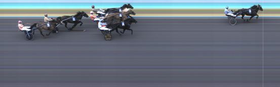 Målfoto for løp 2 på bane KL den 15.06.2024