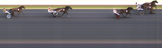 Målfoto for løp 8 på bane KL den 12.07.2024