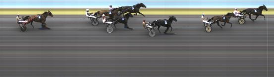 Målfoto for løp 2 på bane KL den 04.09.2024