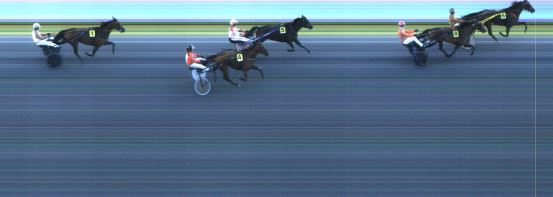 Målfoto for løp 1 på bane KL den 19.09.2024