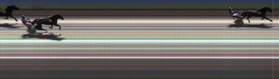 Målfoto for løp 1 på bane KL den 10.10.2024