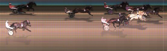 Målfoto for løp 6 på bane KL den 10.10.2024