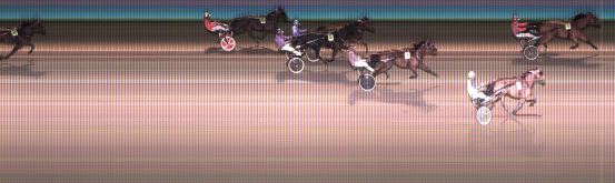 Målfoto for løp 9 på bane KL den 10.10.2024