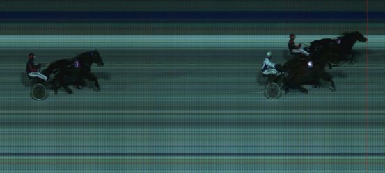 Målfoto for løp 8 på bane HA den 12.01.2014