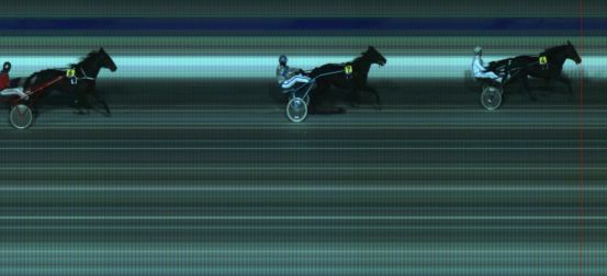 Målfoto for løp 1 på bane HA den 09.02.2014