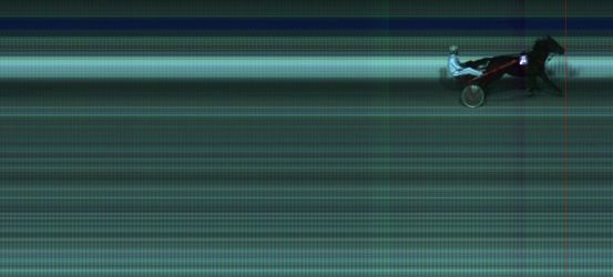 Målfoto for løp 8 på bane HA den 09.02.2014