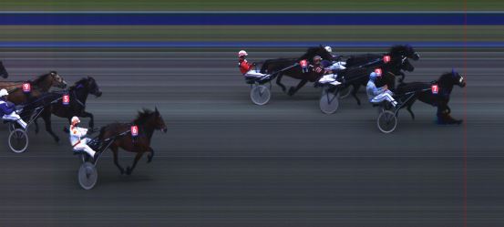 Målfoto for løp 3 på bane HA den 08.06.2014