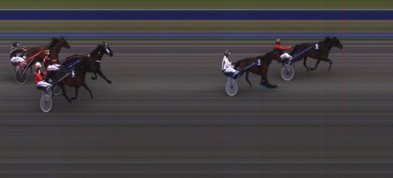 Målfoto for løp 6 på bane HA den 08.06.2014