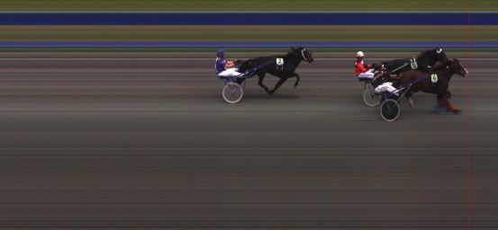 Målfoto for løp 9 på bane HA den 08.06.2014