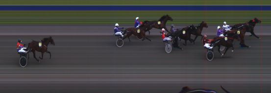 Målfoto for løp 1 på bane HA den 16.08.2014