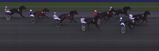 Målfoto for løp 6 på bane HA den 16.08.2014