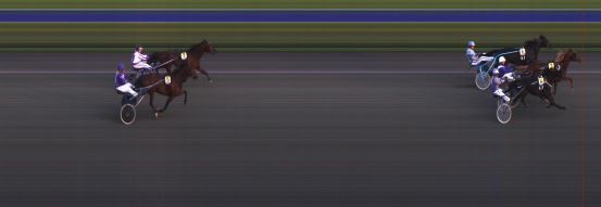 Målfoto for løp 1 på bane HA den 07.09.2014