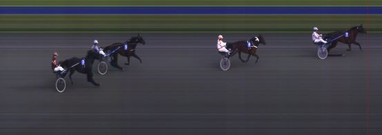 Målfoto for løp 2 på bane HA den 07.09.2014