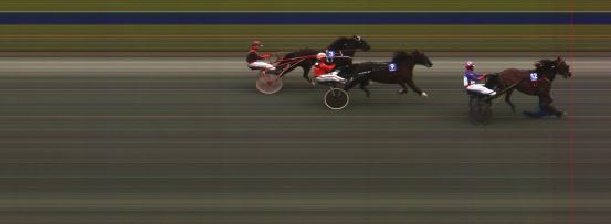 Målfoto for løp 2 på bane HA den 14.06.2015