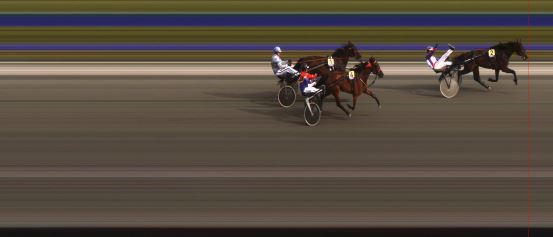 Målfoto for løp 1 på bane HA den 11.07.2015