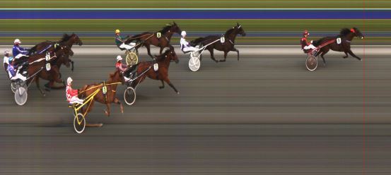 Målfoto for løp 9 på bane HA den 11.07.2015