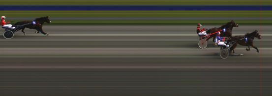 Målfoto for løp 2 på bane HA den 26.07.2015