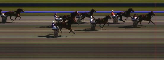 Målfoto for løp 1 på bane HA den 16.08.2015